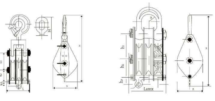 Three-Sheave Pulley 