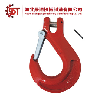 G80 Italian Type Clevis Slip Hook with Latch