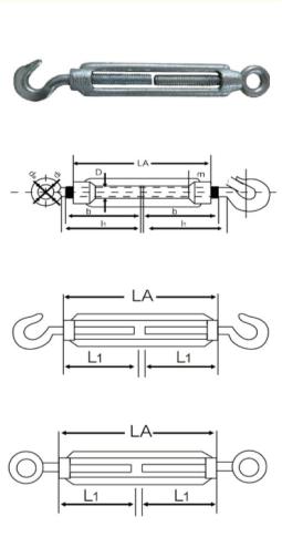 DIN 1480 Turnbuckle