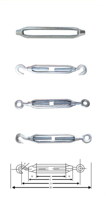 Jis Forged Steel Frame Type Turnbuckle